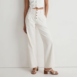 Madewell Superwide-Leg Jeans in Vintage Canvas: Button-Fly Edition